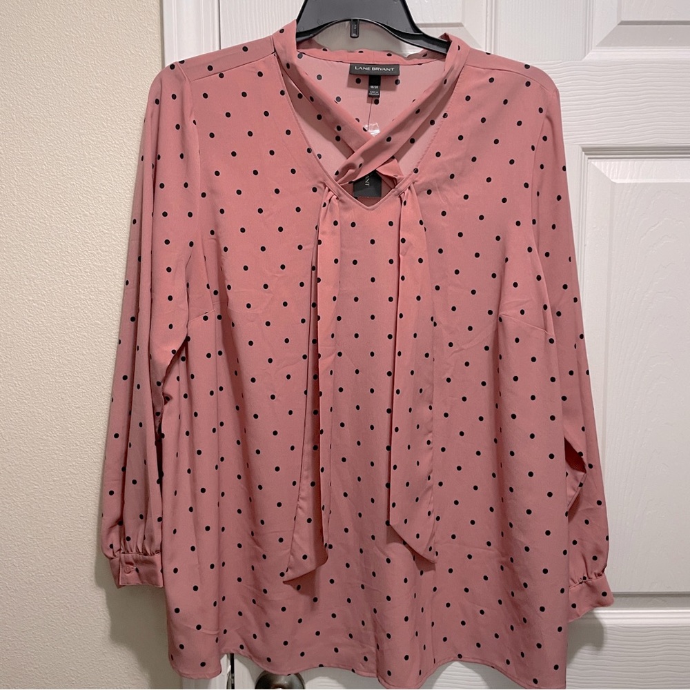 Lane Bryant Salmon top
